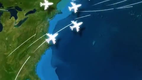 Why do planes follow this invisible highway?