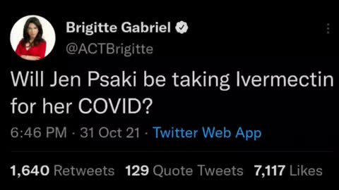 Jen Psaki Covid tribute 🤣