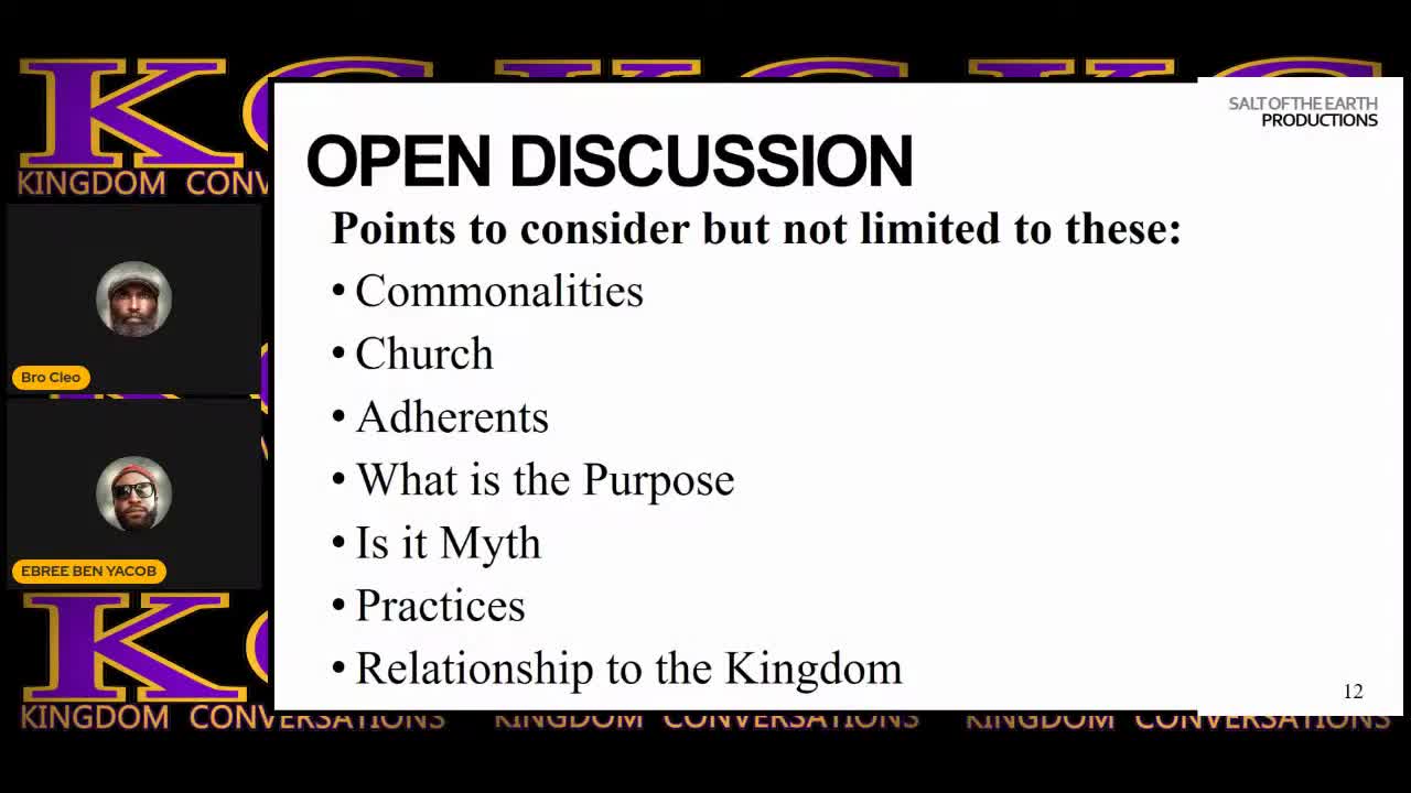 Kingdom Conversations - 3 God's, 3 Paradigms... Which Do You Serve?