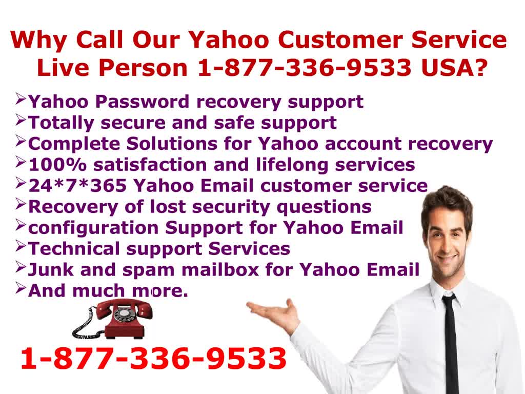 Yahoo Customer Service Live Person 1-877-336-9533 USA