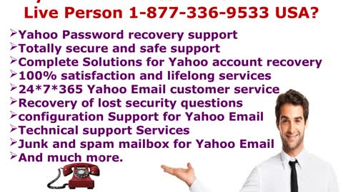 Yahoo Customer Service Live Person 1-877-336-9533 USA