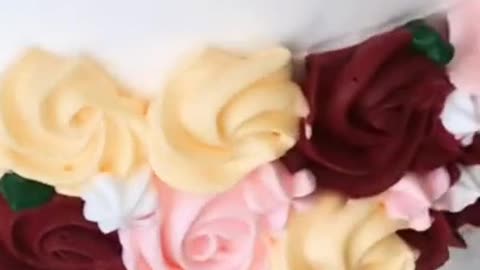 Creativity skills nice cake decoration