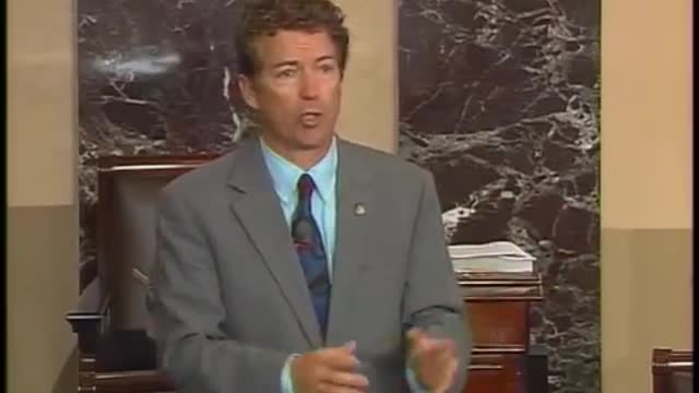 Rand Paul Speaks Out Against Senators Voting without Reading the Bills