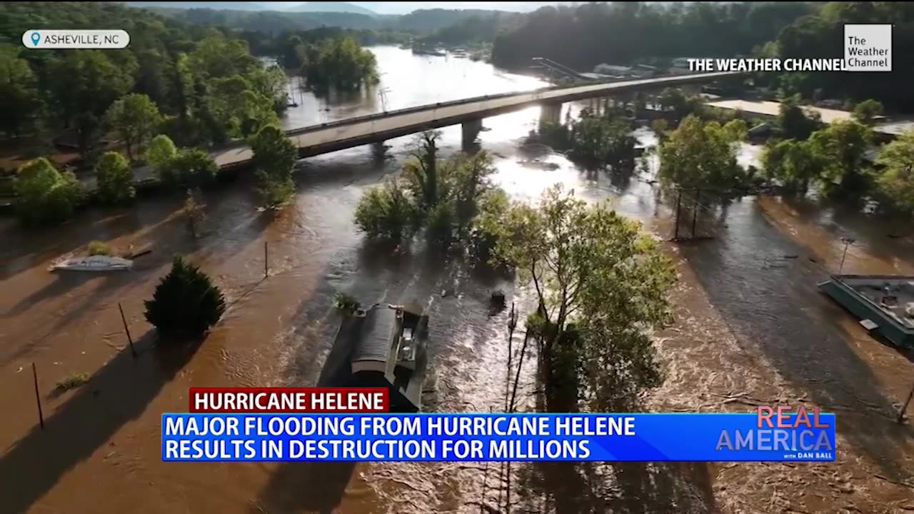 REAL AMERICA -- Dan Ball W/ Matt McSwain, Rescue & Recovery Efforts Underway, 10/2/24