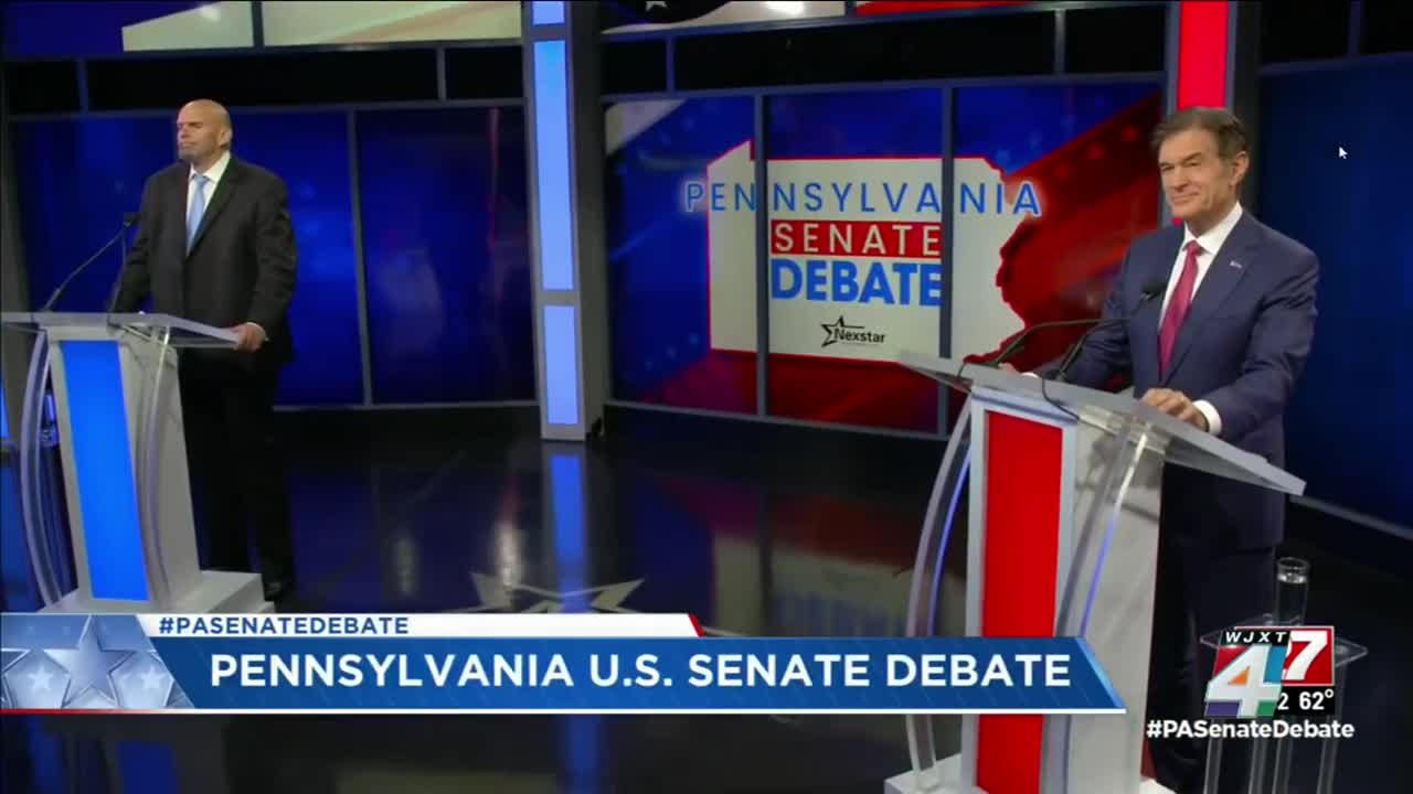 Fetterman, in debate with Oz, vows to 'keep coming back up'