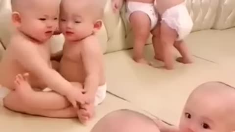 How cute babies