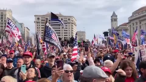 President Trump Fly Over March For Trump, Jericho March !