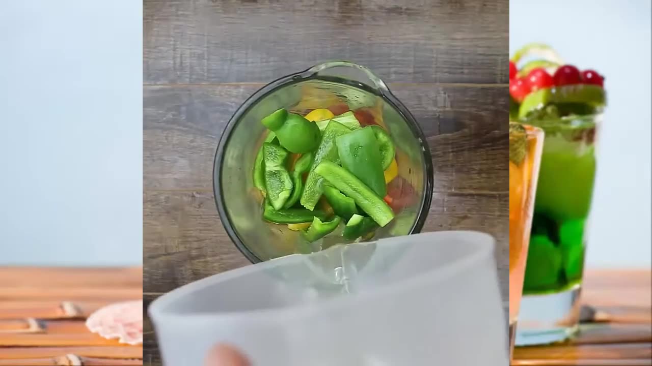 Bell Pepper Lemon Cucumber Juice Recipe