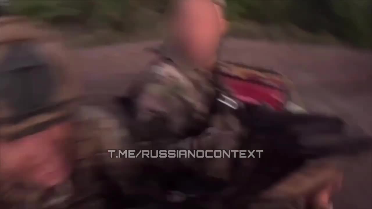 Russian soldiers on ATV nearly got hit by Ukrainian FPV drone. Donetsk Region