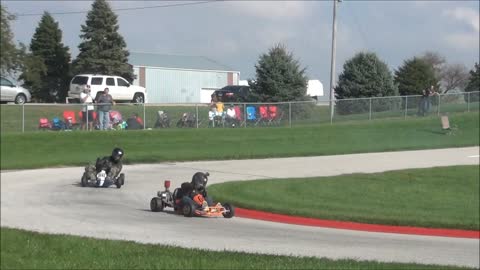 61 Kartway Fall Challenge - Multi-class Vintage Kart Race #1