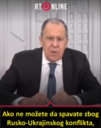 Lavrov novinářům - Zamyslete se jak byste psali, kdyby Ukrajina byla Palestina a Rusko USA