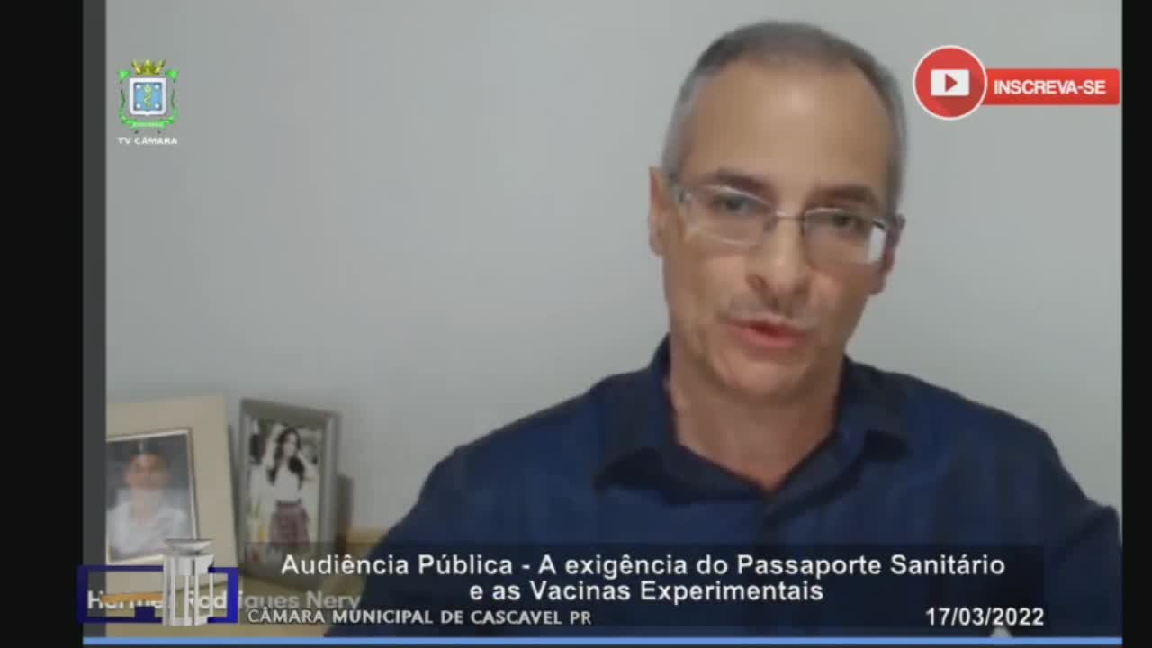 AUDIÊNCIA PÚBLICA SOBRE O PASSAPORTE SANITÁRIO NA CÂMARA MUNICIPAL DE CASCAVEL (PR)