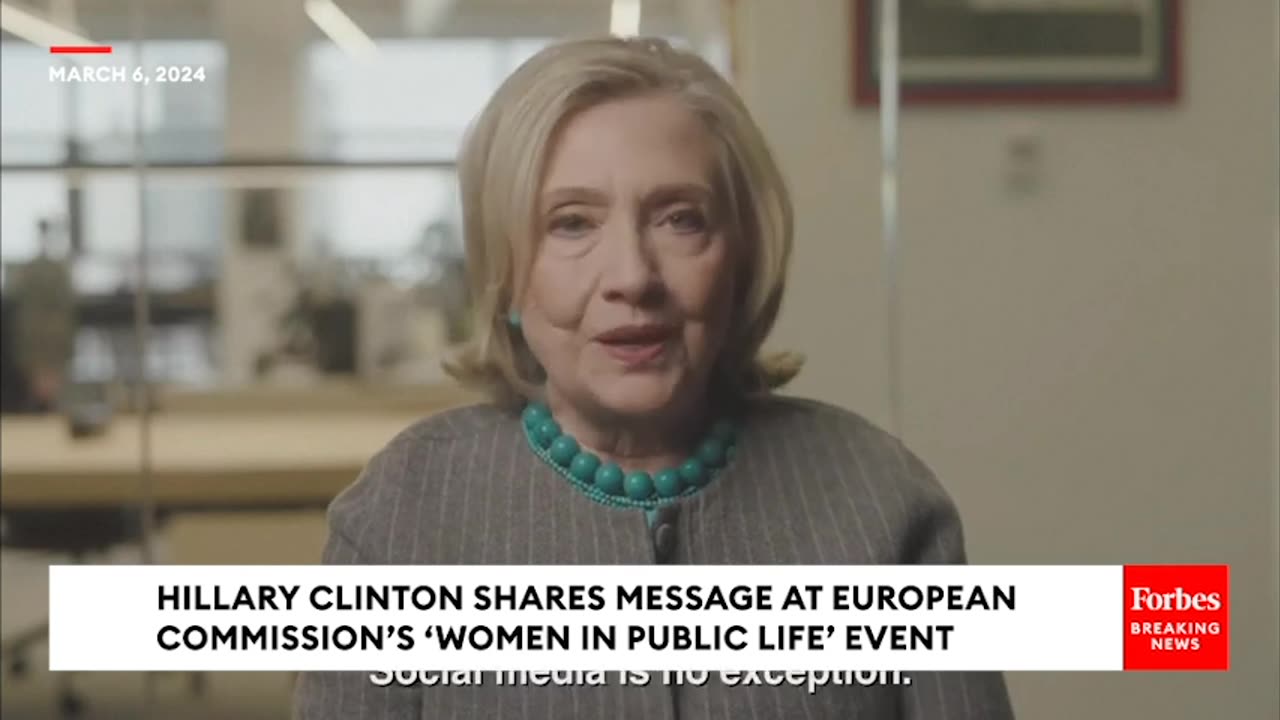 'That Safety Must Extend Into The Online Communities'- Hillary Clinton Warns Online Threats To Women