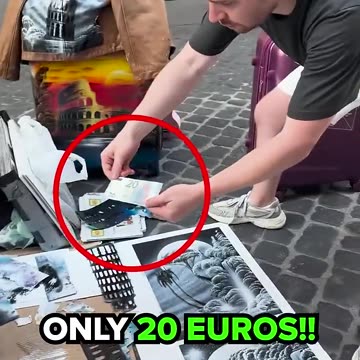 Street Artist Paints My Guitar for 20 Euros... 😱