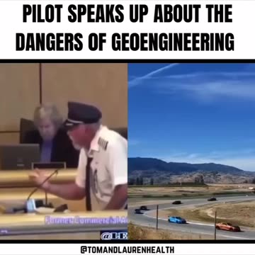 PILOT SPEAKS ABOUT CHEMTRAIL DANGERS