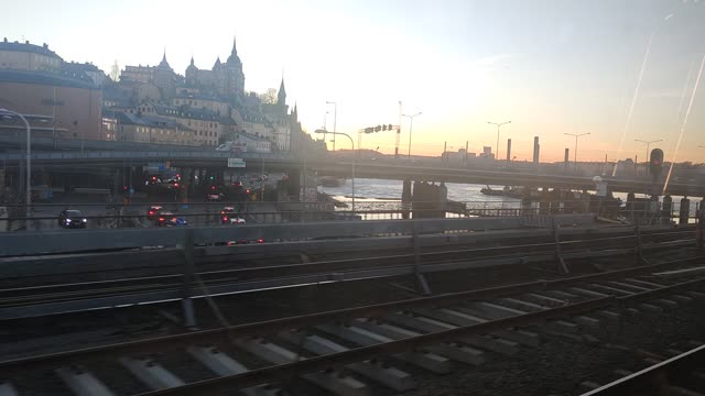 Slussen tågstation Sweden