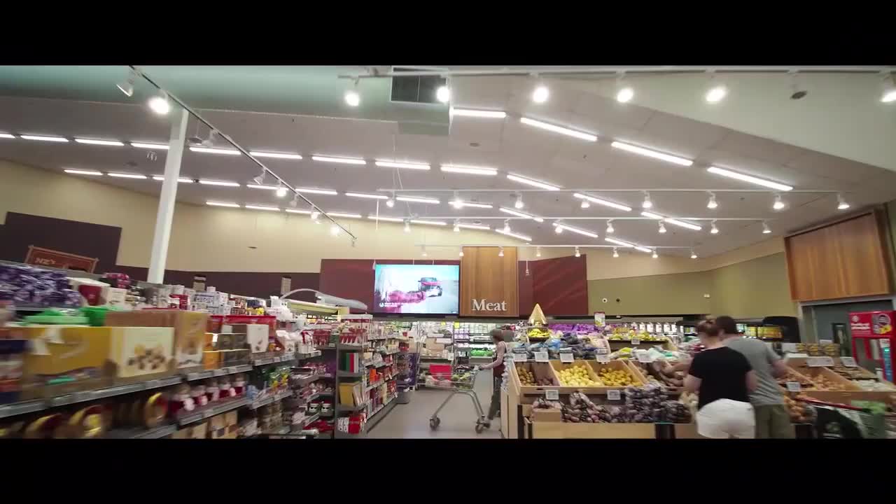 installation New World Supermarket, Wellington, New Zealand