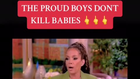 I Don't Recall The Proud Boys Ever Murdering Babies 🤔