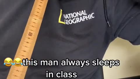 this man always sleeps8in class