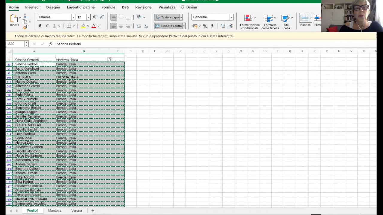 Tutorial Excel Petizione