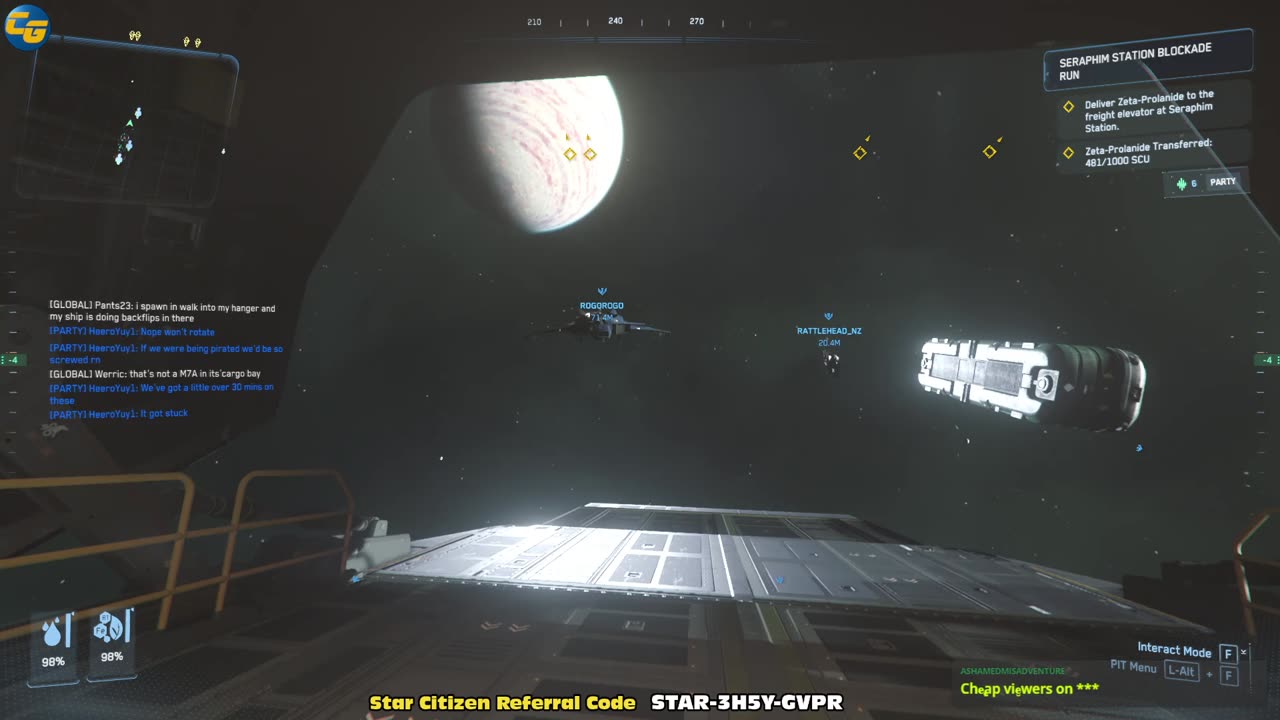 Sat Hangout -- Star Citizen -- Blockade Running