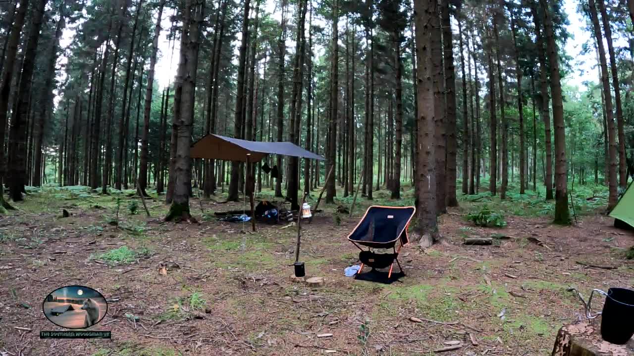 Processing firewood with a saw and axe