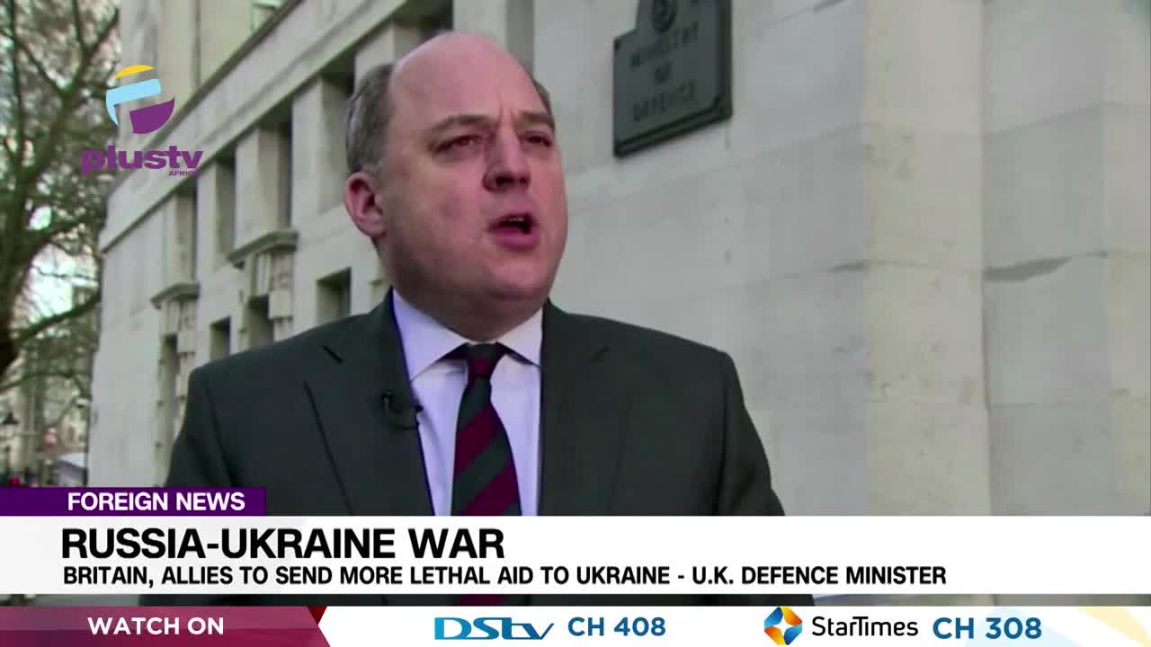 Russia-Ukraine War: Britain, Allies To Send More Lethal Aid To Ukraine- UK Defence Minister.