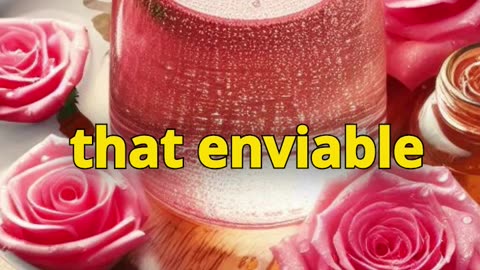 Rose Water for Shiny, Lustrous Hair