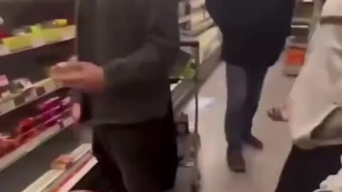 Girl Punches Random People