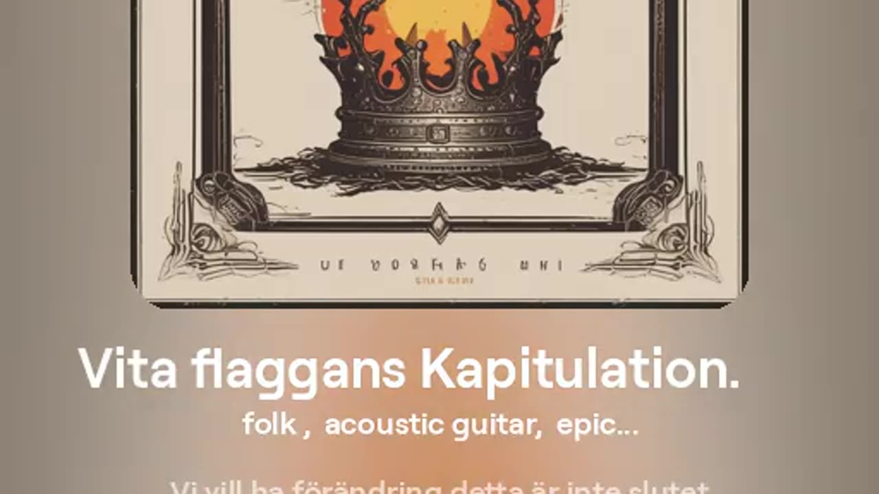 Vita flaggans Kapitulation musik video