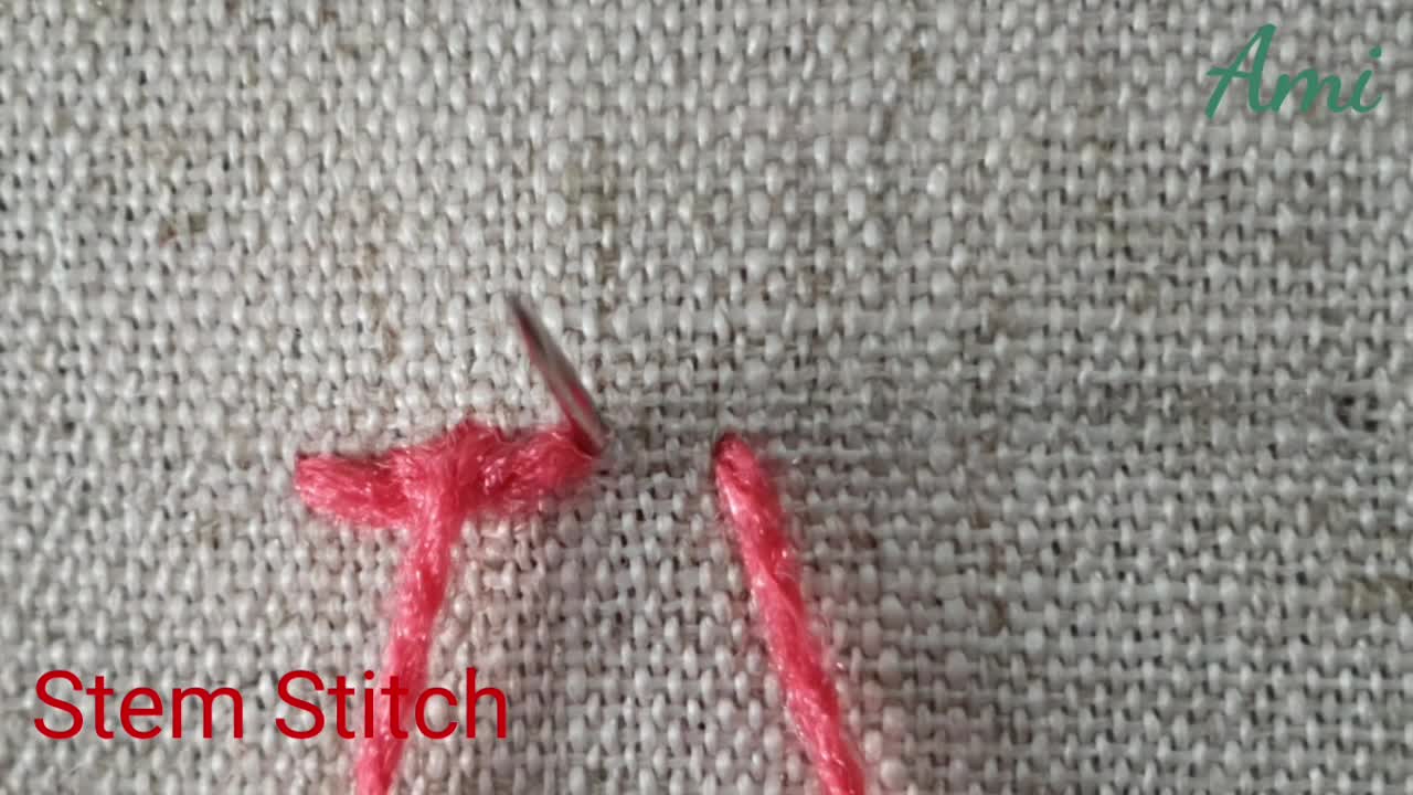 How to do stem Stitch