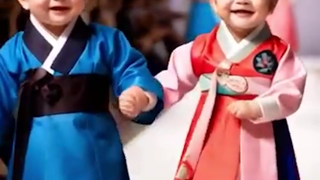 Cute Babies Ramp Walk #cute #AI #Fashion #model