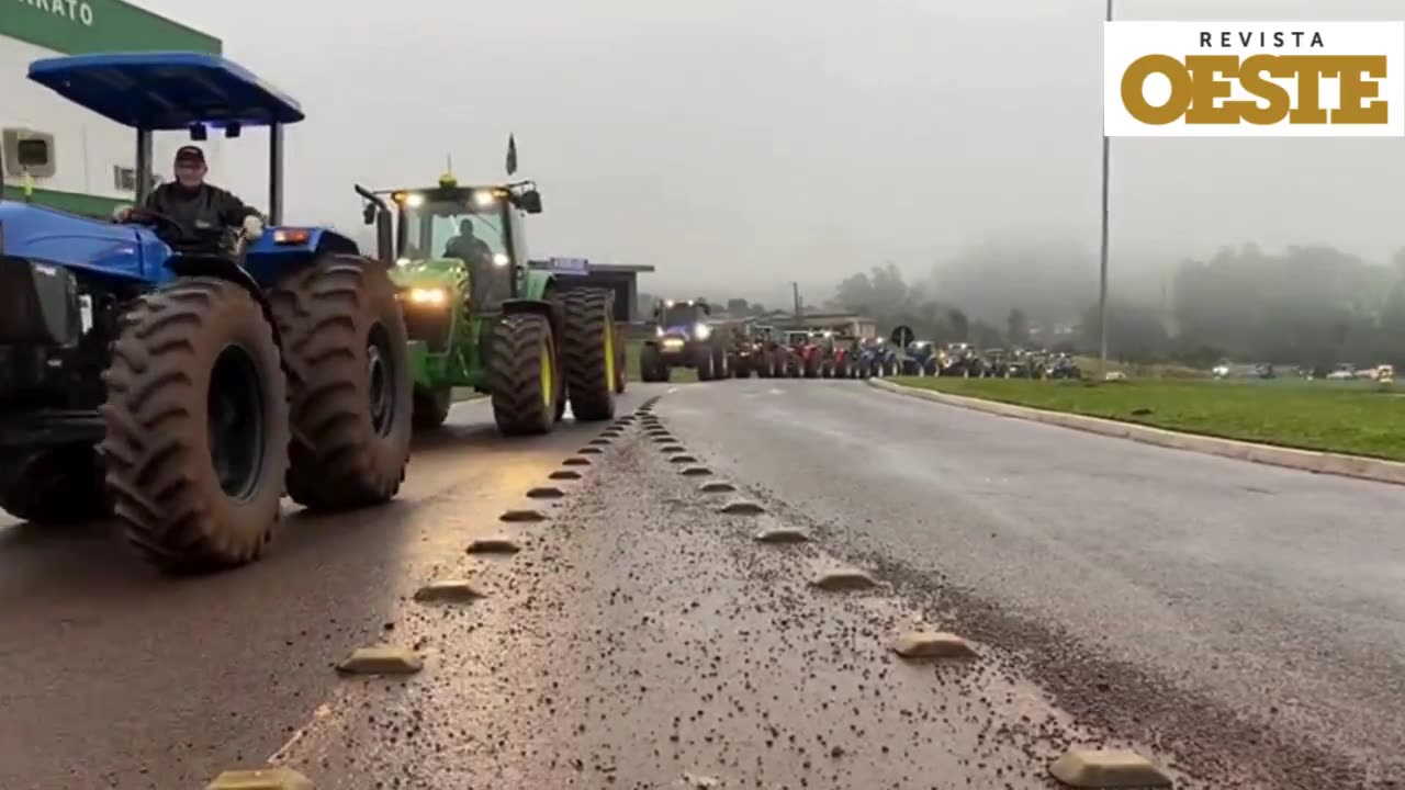 Revista Oeste - Mais de 3 mil pessoas participam nesta quinta-feira, 8, de um "tratoraço" em Porto Alegre. Organizado pelo movimento SOS Agro RS