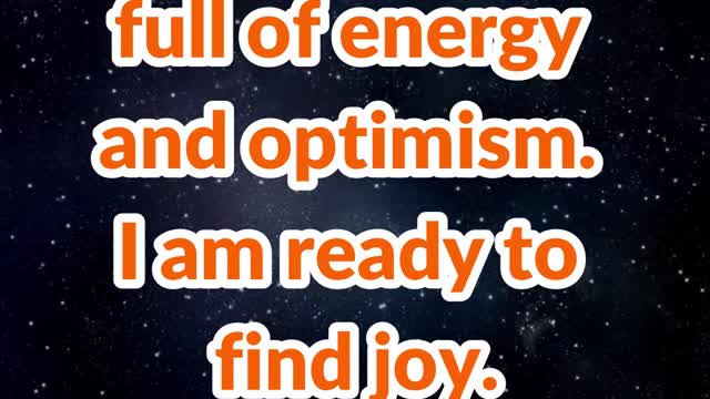 Positive affirmations