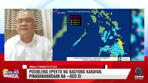 Posibleng epekto ng Bagyong Kabayan, pinaghahandaan na —OCD XI