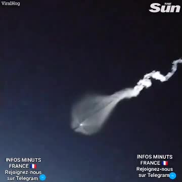 Un objet inconnu en forme de méduse entre dans l'atmosphère en Russie