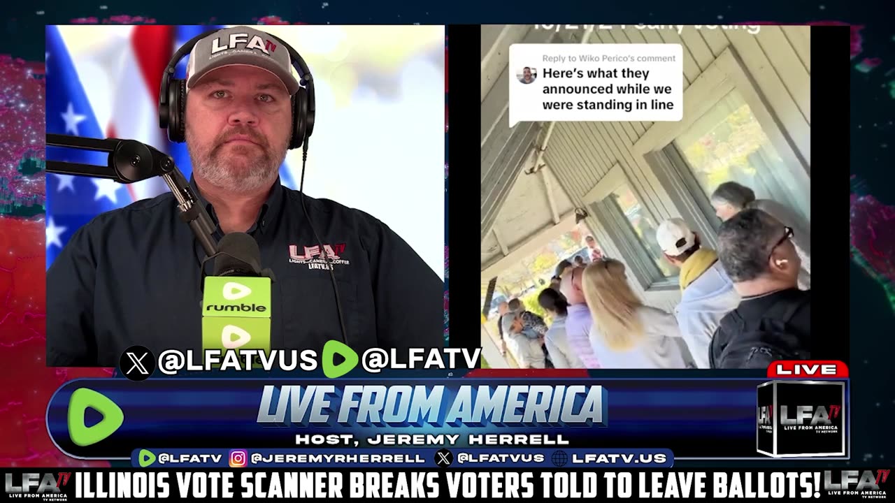 ILLINOIS VOTE SCANNER BREAKS VOTERS TOLD TO LEAVE BALLOTS!