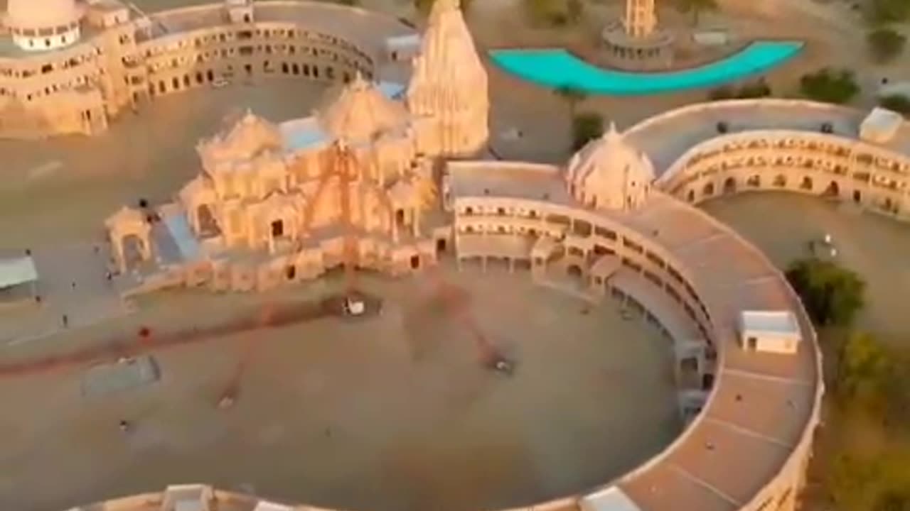 Rajasthan ke Pali me vishava ka sabse pehle omaakrti ka mandir banaya gya dekhe pura video