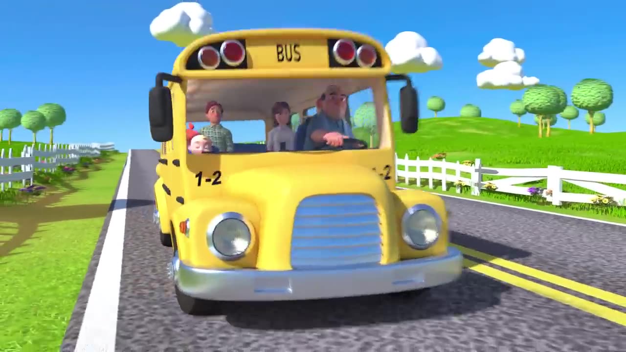 Wheels on the Bus | CoComelon Nursery Rhymes & Kids Songs