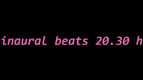 binaural beats 20 30 hz