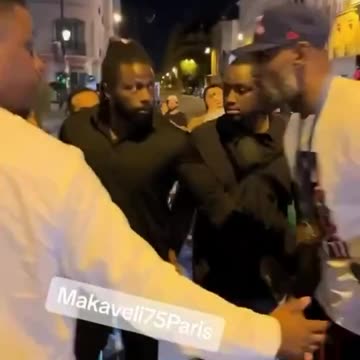 🗣"LeBron tells a kid to back up in Paris 😳