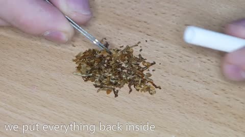 I think this will be a real burning epoxy cigarette