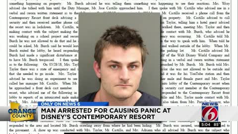 Man falsely tells Disney hotel guests there is active shooter