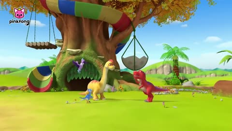 T REX DANCE + MORE @ PINKFONGDINOSAURS ! LITTLE DINO SCHOOL CARTOON ! PINKFONG !!!!