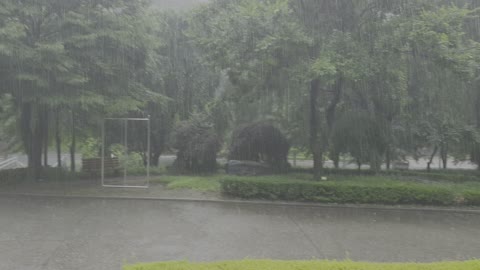 Hevy raining