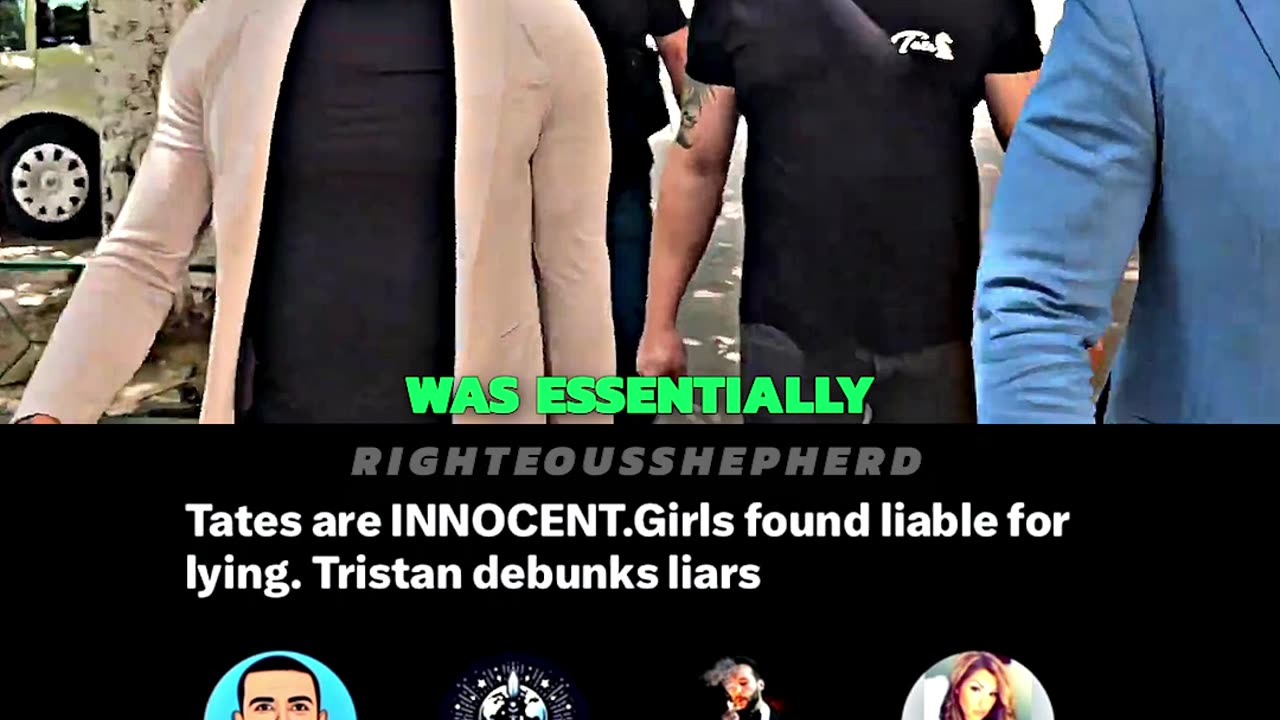 BREAKING: TATES' Are VINDICATED