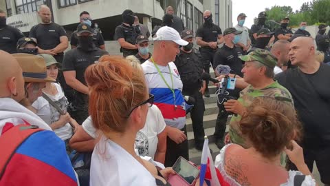 chcemeslobodu.sk - protest pred Národnou Radou 24.07.2021 - část 5