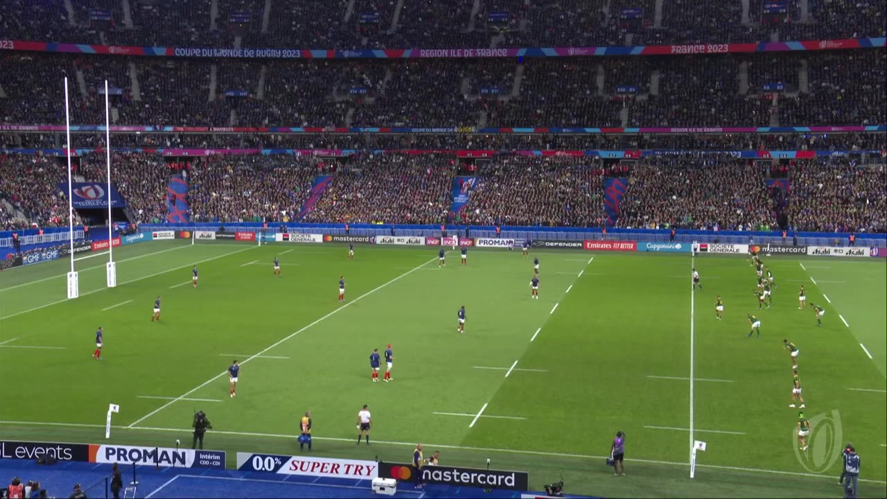 South Africa vs France. 2023 Rugby World Cup Q-finals