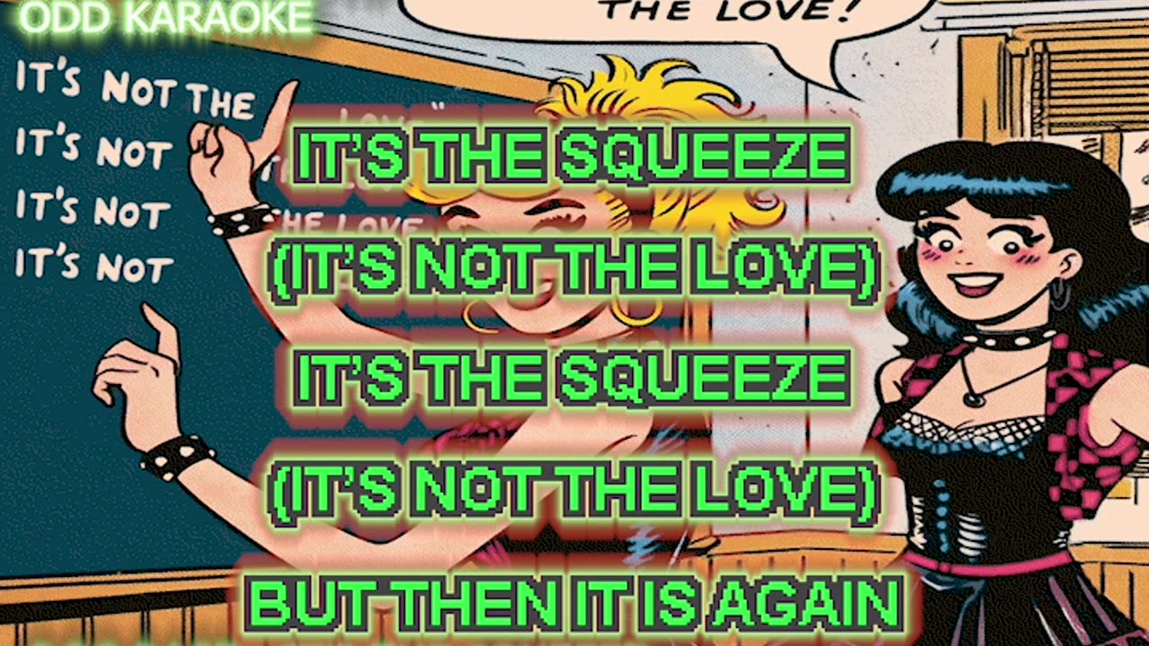 DOG RACE - IT'S THE SQUEEZE LYRICS VIDEO