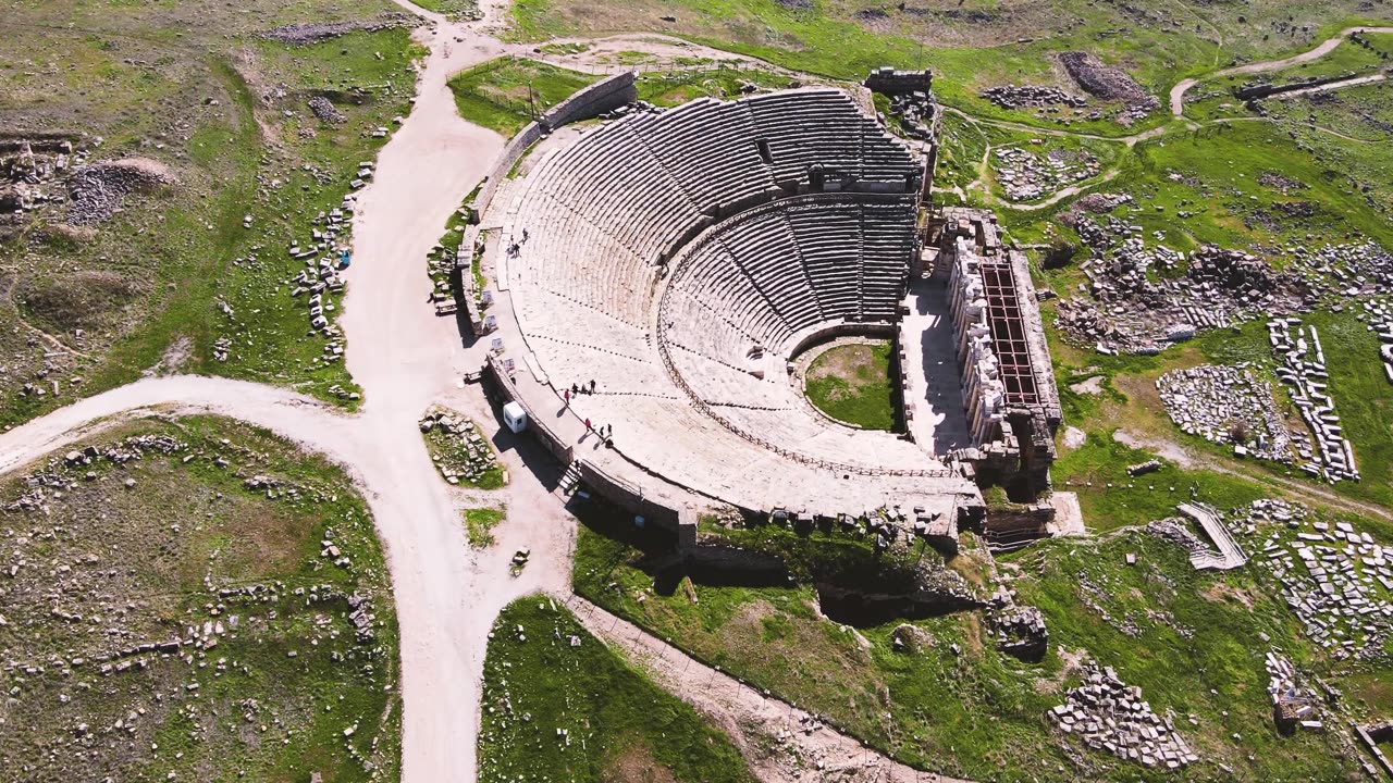 Aerial Wonders: Exploring Ancient Ruins from Above